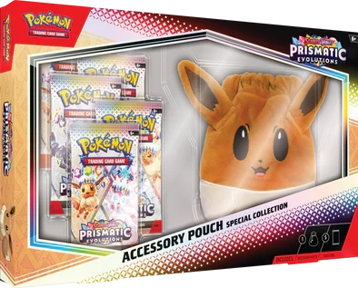 Pokemon Prismatic Evolutions Accessory Pouch Special Collection
